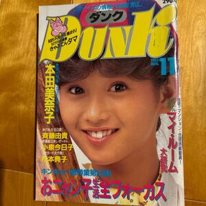 DUNK 本田美奈子 1985 11