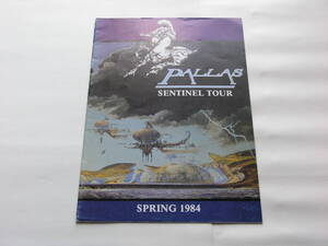 PALLAS SENTINEL TOUR SPRING 1984 パラス コンサートパンフレット プログレッシブロック プログレ ポンプロック ブリティッシュロック