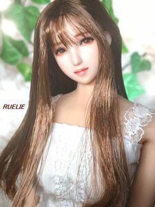 ●RUELIE●1/6カスタムドールヘッド●刻の夢織り『夏蔭 natsukage』※首穴5mm程に拡張済みです クールガール オビツ01ヘッド