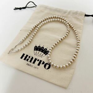 HARPO NAVAJO PEARL アルポ ナバホパール 60cm×6mm スターリング シルバーネックレス 中古