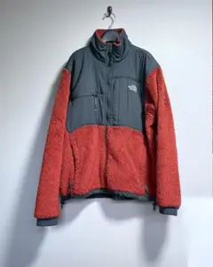 THE NORTH FACE フリースジャケット オレンジ/グレー