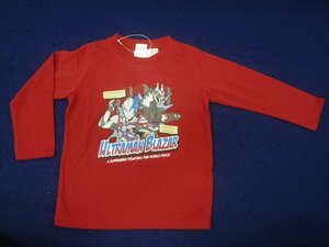 新品　130　ウルトラマン　長袖Ｔシャツ　赤　レターパック発送（代引き不可）ER9159