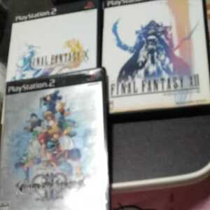 PS2ファイナルファンタジー10&12&キングダムハーツ２の３本セット