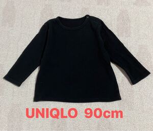 UNIQLO ロングTシャツ　90cm ブラック　おまとめ発送可能　ボーイズ　ガールズ