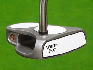 【美品】【左打ち】PGAツアー支給品 ODYSSEY WHITE HOT 2-BALL パター 33.5インチ ツアーブラックフィル プロトタイプ 本物保証 LH