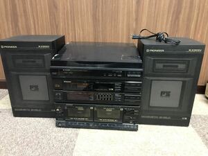 PIONEER パイオニア コンポ一式 PL-X505/F-X303V/DC-X303 オーディオ 機器 レコード 音楽 映画 レトロ システムコンポ7