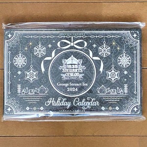 【未開封 入手困難】ジョージスチュアート ティー：HOLIDAY TEA GIFT 24 クリスマス アドベント ホリデー カレンダー George Steuart Tea