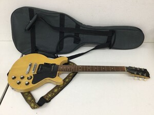 ●営KW419-160【音出確認済 Gibson Les Paul ギブソン レスポール モデル エレクトリックギター / エレキ USA イエロー / ソフトケース付