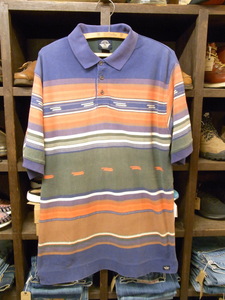 DOCKERS BORDER POLO SHIRTS SIZE L ドッカーズ ボーダー ポロシャツ 半袖 リーバイス