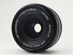 ★実用品★ ミノルタ MINOLTA MC W ROKKOR 35mm F2.8 #TA3783