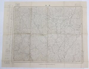 【古地図】廣根　五万分一地形図京都及大阪十一號(共十六面)　昭和3年　大日本帝国陸地測量部★tr.08