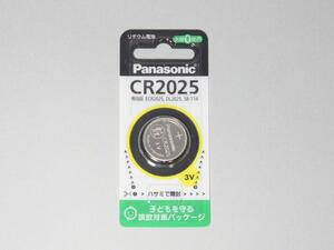 【未使用未開封】 Panasonic　CR2025P　コイン型リチウム電池　ボタン電池