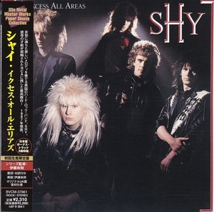 ■紙ジャケ★シャイ/イクセス・オール・エリアズ★SHY★国内盤・帯付■