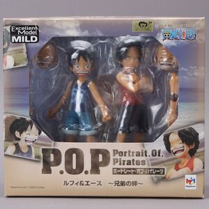 未開封 P.O.P ONE PIECE ルフィ＆エース 兄弟の絆 ポートレート・オブ・パイレーツ ワンピース メガハウス フィギュア #60※A139/k.d/k.a