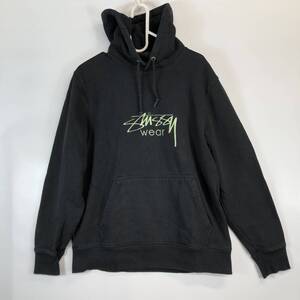 STUSSY wear ステューシー スウェットパーカー ブラック Sサイズ 118446