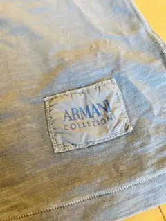 《美品》ARMANI COLLEZIONI ブルー　Tシャツ