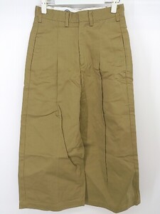 ◇ Dickies ディッキーズ タック ワイドパンツ サイズ0 ベージュ系 レディース P