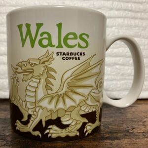 希少 レア スターバックス マグカップ 海外 ウェールズ wales STARBUCKS ドラゴン