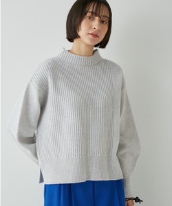 「human woman」 長袖ニット MEDIUM グレー レディース