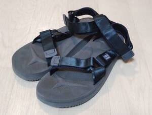 USED　スイコック ストラップ サンダル　26cm　ネイビー×グレー　SUICOKE