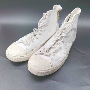 ◇ Θ CONVERSE コンバース 38001090 ハイカットスニーカー サイズ25.0 ホワイト レディース メンズ E