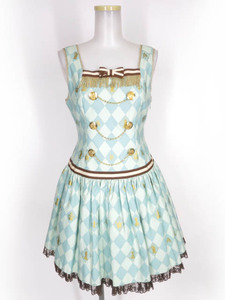 Angelic Pretty / Chess Chocolateローウエストジャンパースカート / アンジェリックプリティ [B53930]