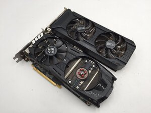 ♪▲【Palit】NVIDIA GeForce GTX 1060 6GB GDDR5 192bit グラフィックボード 部品取りA 2点セット まとめ売り 1220 13