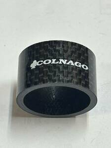 新品(保管小傷あり)カーボンヘッドスペーサー20mm『コルナゴ』COLNAGOロゴ両面タイプ 1-1/8オーバーサイズ(内径28.6mm 外径34,7mm)
