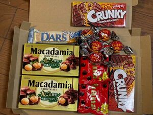 お菓子詰め合わせ☆マカダミアチョコレート☆クランキー☆ロッテ☆ガーナ☆ボノボン☆ダース☆