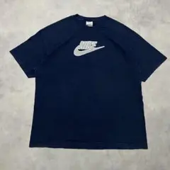 【人気】NIKE ナイキ Tシャツ フロントロゴ ロゴドン ネイビー AA97