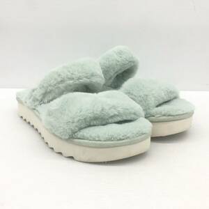 日本未発売！クーラブラ バイ アグ ムートンサンダル US9(26㎝）パステルブルー Koolaburra by UGG