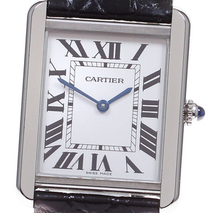 カルティエ CARTIER W5200003 タンクソロLM クォーツ メンズ 保証書付き_843585