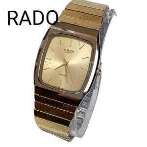 1121-4 RADO DIASTAR ラドー ダイヤスタ－ 腕時計 稼働品 金ゴールド色 132 9505