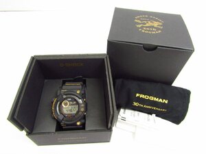 CASIO カシオ G-SHOCK ジーショック GW-8230B-9AJR MASTER OF G FROGMAN マスターオブGシリーズ フロッグマン 30周年記念 腕時計 ▼AC25385