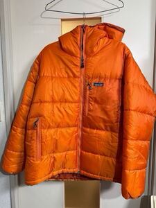 新品同様　Patagonia パタゴニア ダスパーカー サイズL ホットラバオレンジ　　ビンテージ