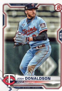 2021 Bowman ジョシュ・ドナルドソン Josh Donaldson #96