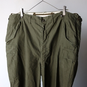 50s US ARMY アメリカ軍 M51 カーゴパンツ トラウザーズ REGULAR X-LARGE / 古着 ヴィンテージ 