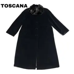 【美品】TOSCANA トスカーナ　ロングコート　ファー