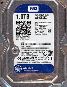 Western Digital製HDD WD10EZEX 1TB SATA600 7200 [管理:2034543]