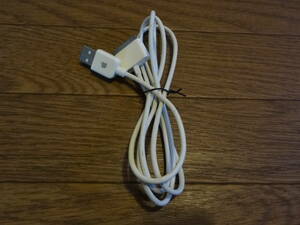 USED品　Apple　ipod用 充電・転送ケーブル　USB-A　通電確認済　約110㎝