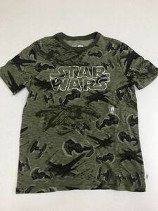 ■ＧＡＰ■新品■160■ギャップ■スターウォーズ■Ｔシャツ■リノート■カーキ■宇宙戦闘機■迷彩■STAR WARS■USA■アメコミ■21■Ｌ1-1