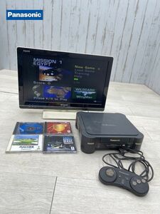 Panasonic 3DO REAL FZ-1 動作確認済 本体 コントローラー ソフト4本 まとめて インタラクティブ マルチプレーヤー パナソニック 即日発送