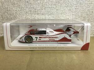 ★1/43 TOYOTA TS010 No.7 500km Mine 1992 E.Irvine/J.Villeneuve/T.Kristensen SJ069