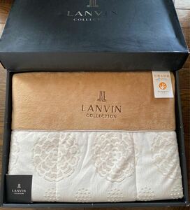 新品未使用品◆LANVIN COLLECTION ランバン コレクション 肌掛け布団 肌掛けふとん 抗菌＆防臭 Polygiene 天然Ag+テクノロジー 140cm x 190