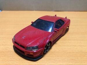 京商 Mini-Z ミニッツ ボディ 日産 スカイライン GT-R BNR34 ジャンク Nissan Skyline KYOSHO