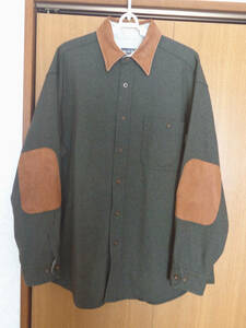 WOOLRICH★ウールリッチ ウールシャツジャケット エルボーパッチ付☆USA製 Mサイズ♪