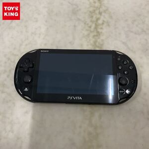 1円〜 動作確認/初期化済 箱無 PSVITA 本体 PCH-2000 ブラック