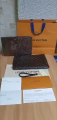 【雷市場（ポンジャン）商品韓国直送】 Louis Vuitton(ルイヴィトン) エテュイ ヴォワヤージュ MM クラッチ/クラッチバッグ 正規品 S レベル (保証) O ）