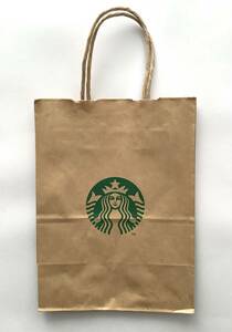 スタバ　STRBUCKS スターバックス　紙袋 小 長方形