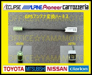 GPSアンテナ(GT5 G23)変換ハーネス トヨタ ニッサン ホンダ ダイハツ スズキ イクリプス ナビ d